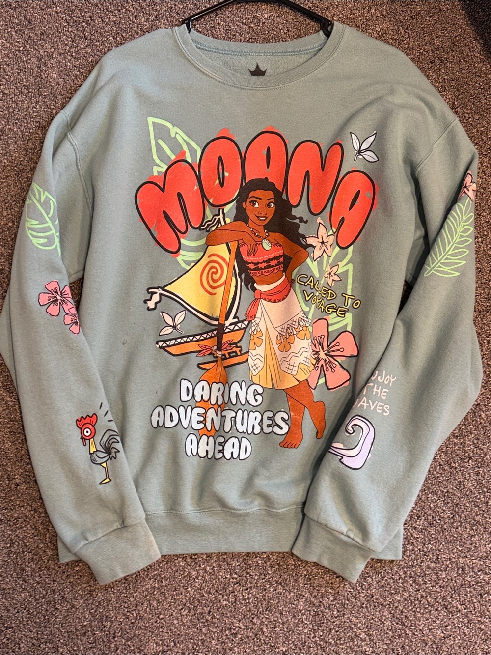 Disney Moana Graphic Sweatshirt - Green